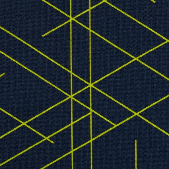 Swafing, Streetstyle by lycklig design, French Terry, Neon Striche, dunkelblau