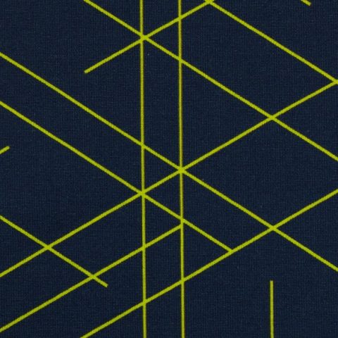 Swafing, Streetstyle by lycklig design, French Terry, Neon Striche, dunkelblau