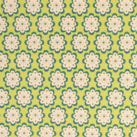 Swafing Julia, Baumwolle Webware kleine Blüten, kiwigrün
