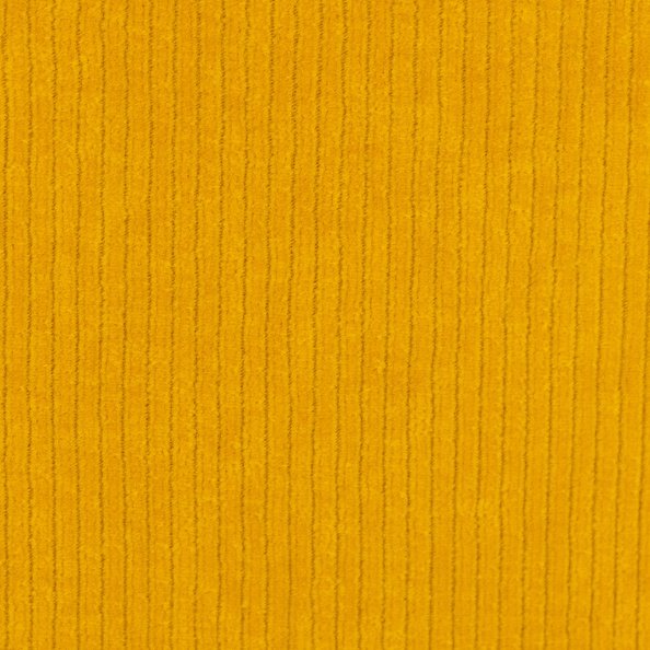 Swafing, Cord Jersey mit Elasthan Juna, Currygelb