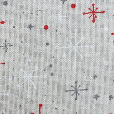 Swafing, Dekostoff Roy, Canvas, Strichsterne, Natur