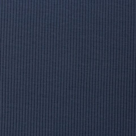 Marissa, Rippjersey 000744 uni, jeansblau