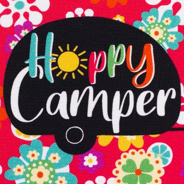 Swafing, Happy Camping by Steinbeck, Pink, türkis, gelb