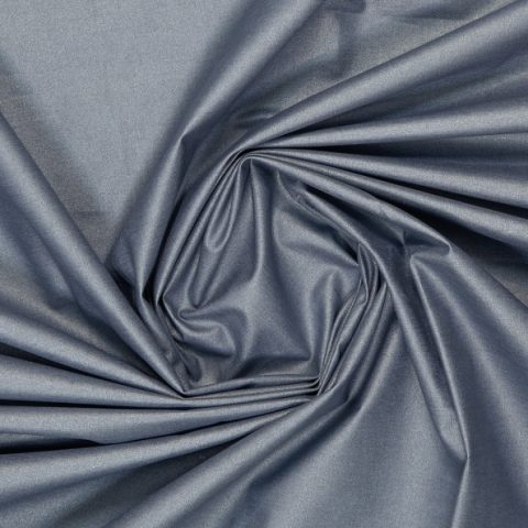 Luisa-beschichtet *bügeln linke Warenseite*, beschichtete Baumwolle, rauchblau