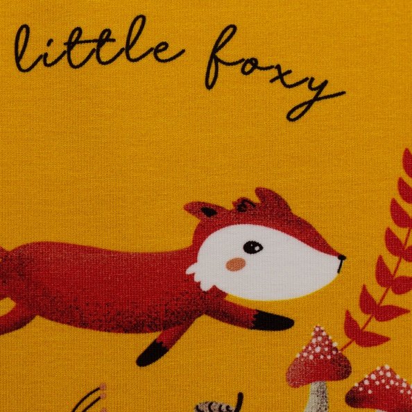 My little Foxy by Christiane Zielinski, Jersey Baumwolle, Fuchs laufend