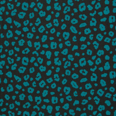Jeansjersey „Andrea" – Leo, dunkelblau/aqua