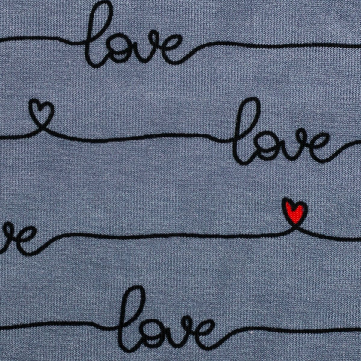 Rosie, Sweat angeraut 327259 Schriftzug love, rauchblau, Swafing, Artikel-Nr: