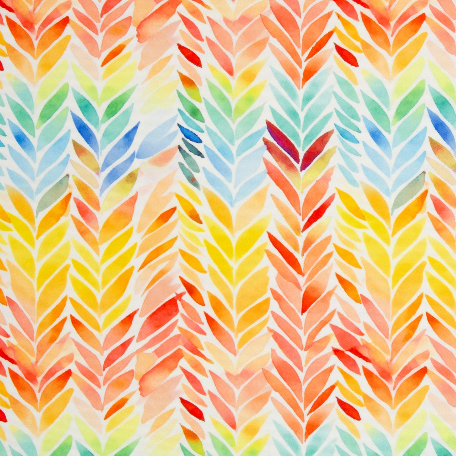 Outdoor-Canvas „Aurelia" – Blätter, bunt/naturweiß