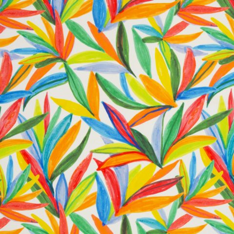Outdoor-Canvas „Aurelia" – Blätter, Wasserfarben, bunt/naturwe