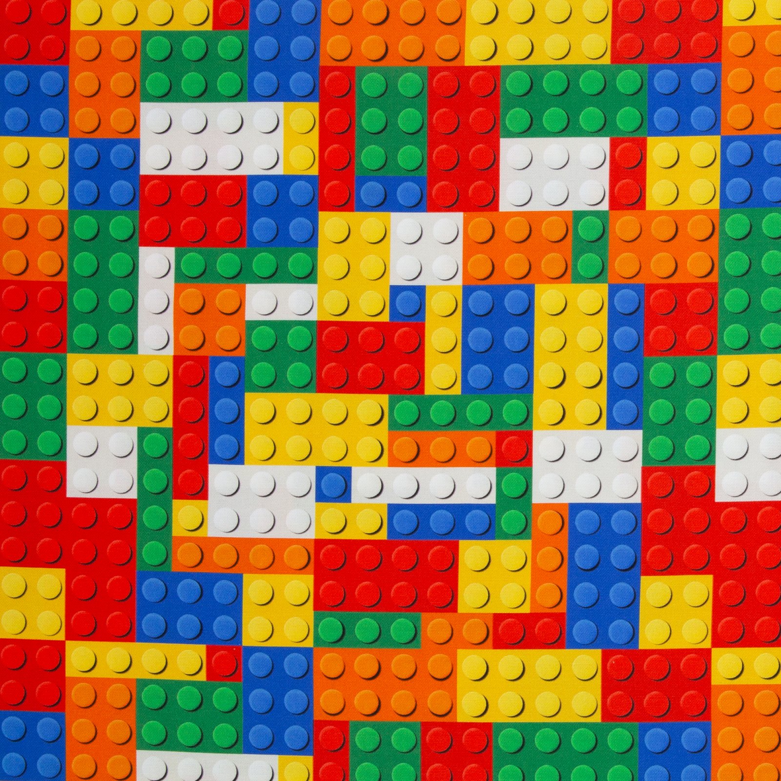 Canvas „Bob" – Klemmbausteine, bunt