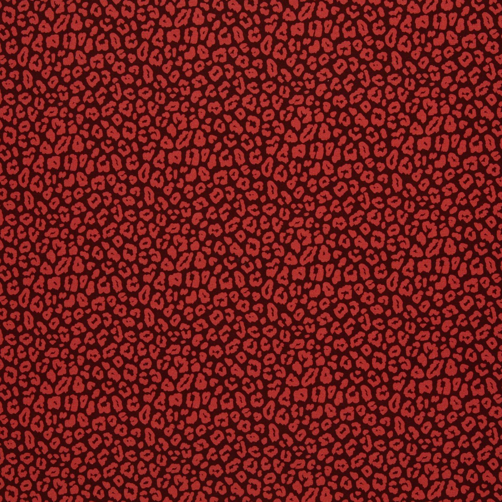 Jersey Baumwolle „Cleopatra" – Leo, burgundy/koralle
