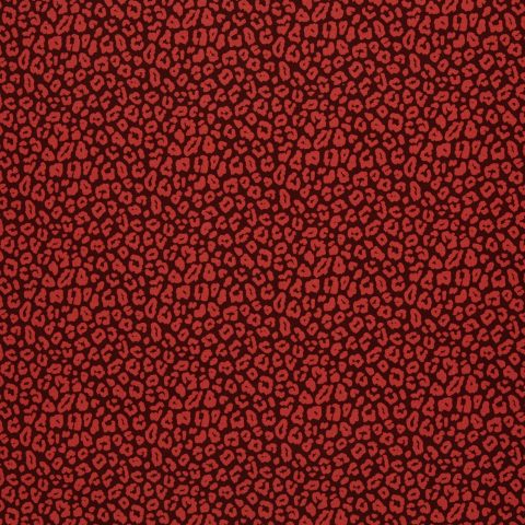 Jersey Baumwolle „Cleopatra" – Leo, burgundy/koralle
