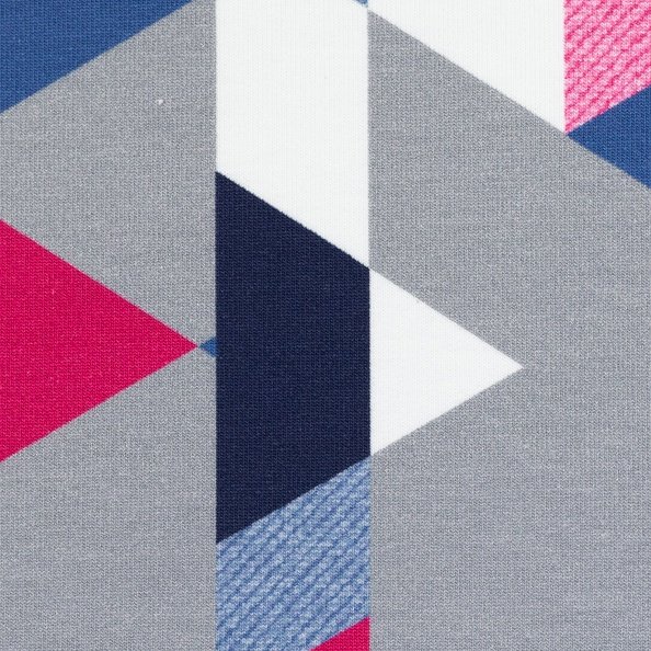 Swafing, Streetstyle by lycklig design, French Terry, Dreiecke, erika