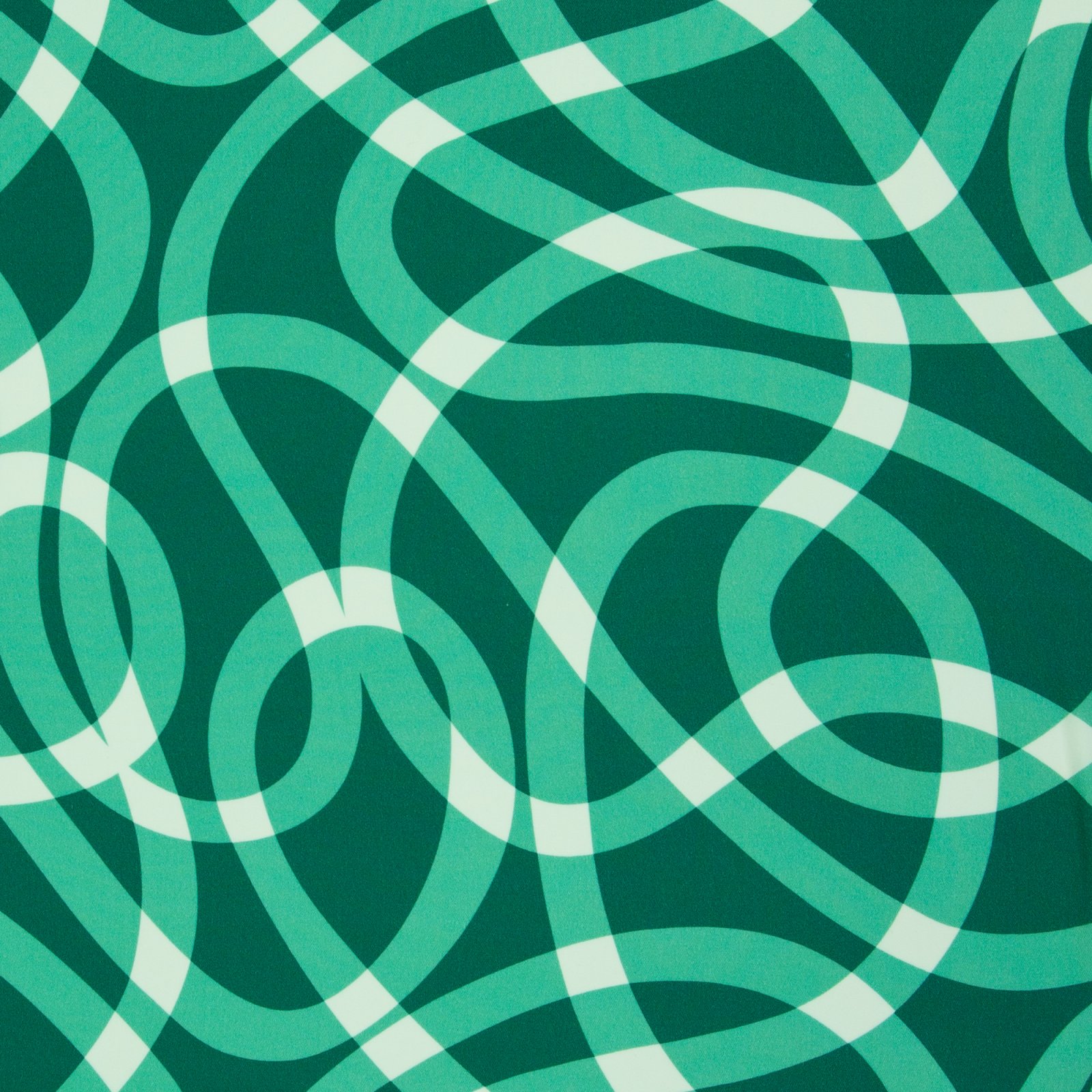 Viskose Webware „Feelings by käselotti" – Linien, hellmint