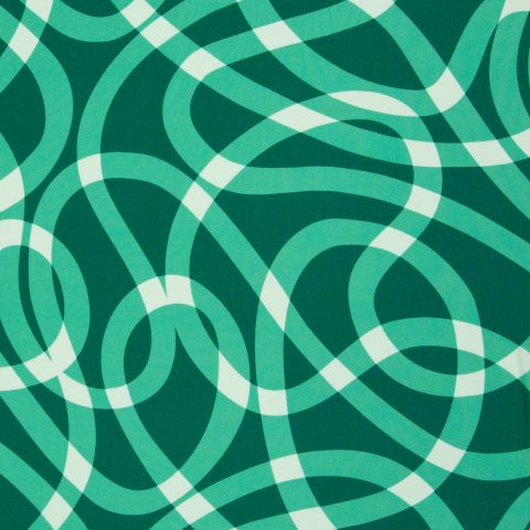 Viskose Webware „Feelings by käselotti" – Linien, hellmint