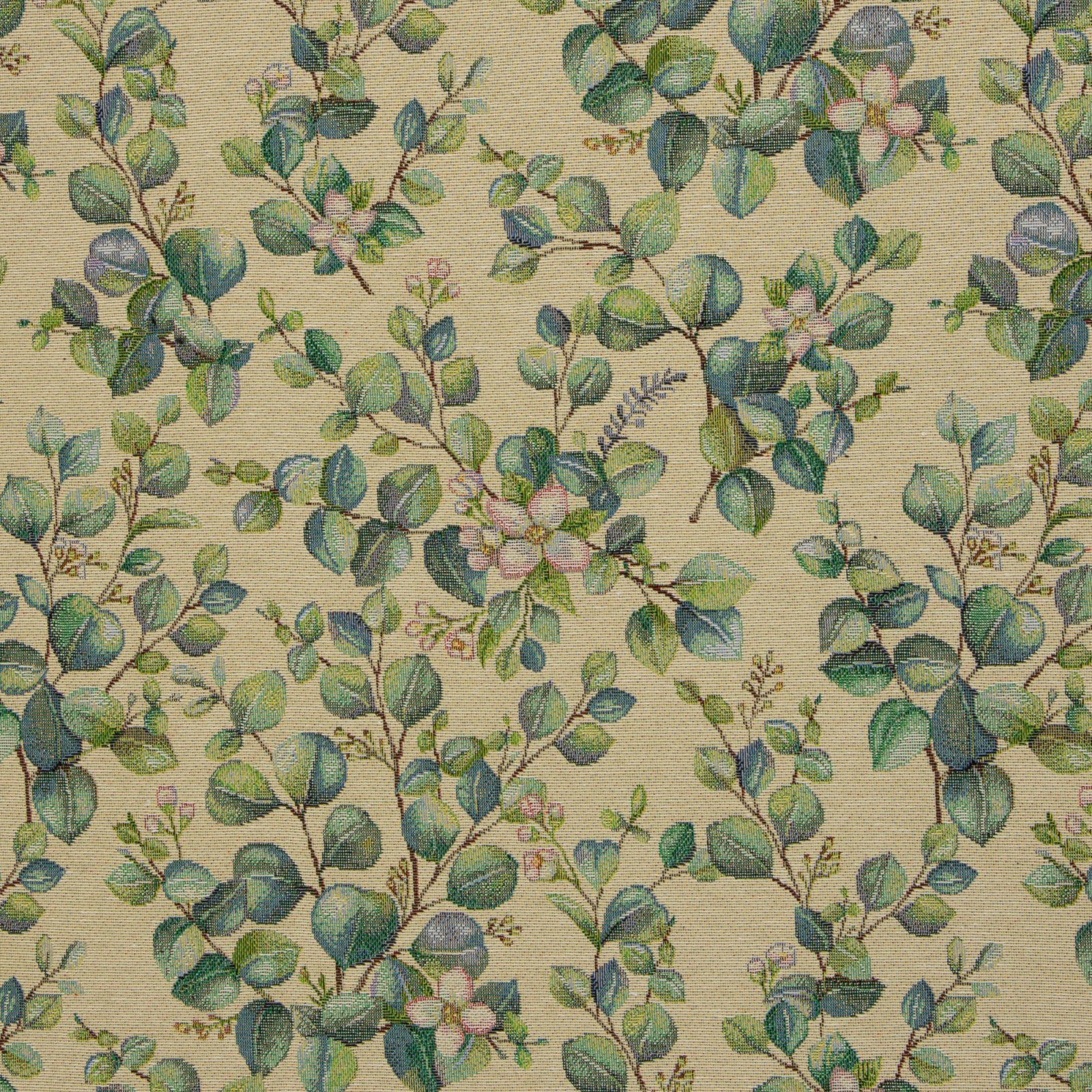 Gobelin „Feldkirch" – Eukalyptus, mint/beige
