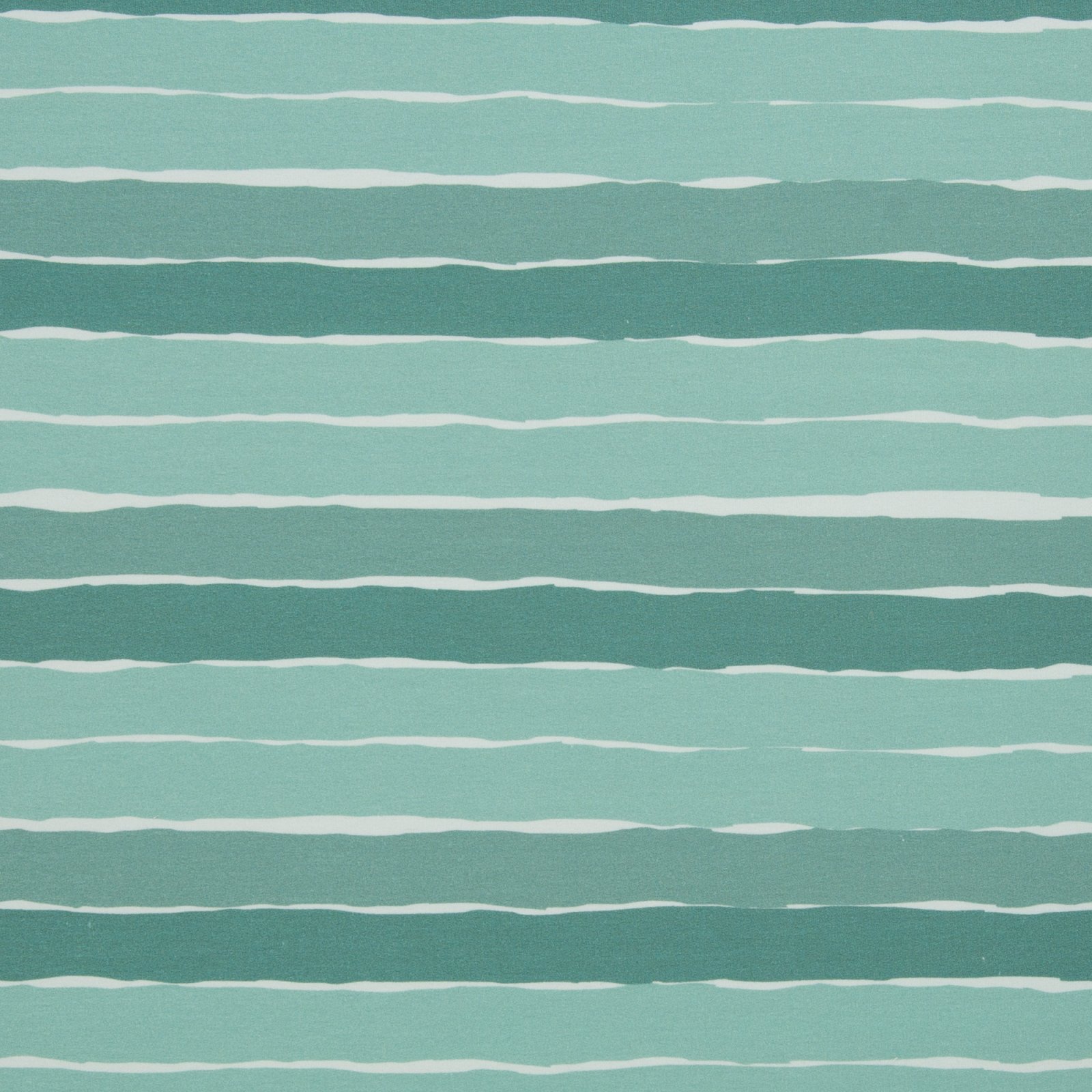French Terry „Fluffy by Mrs Mint Design" – Streifen, mint