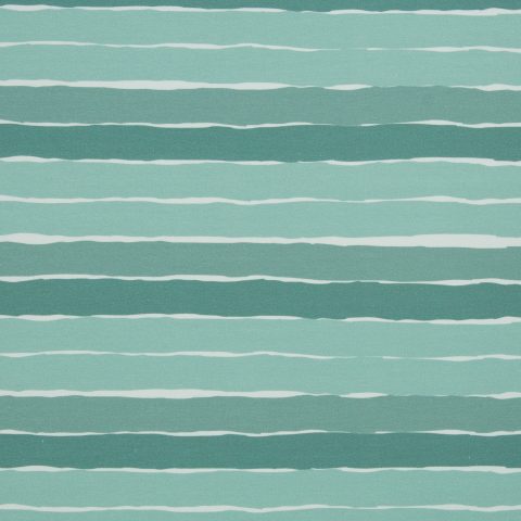French Terry „Fluffy by Mrs Mint Design" – Streifen, mint