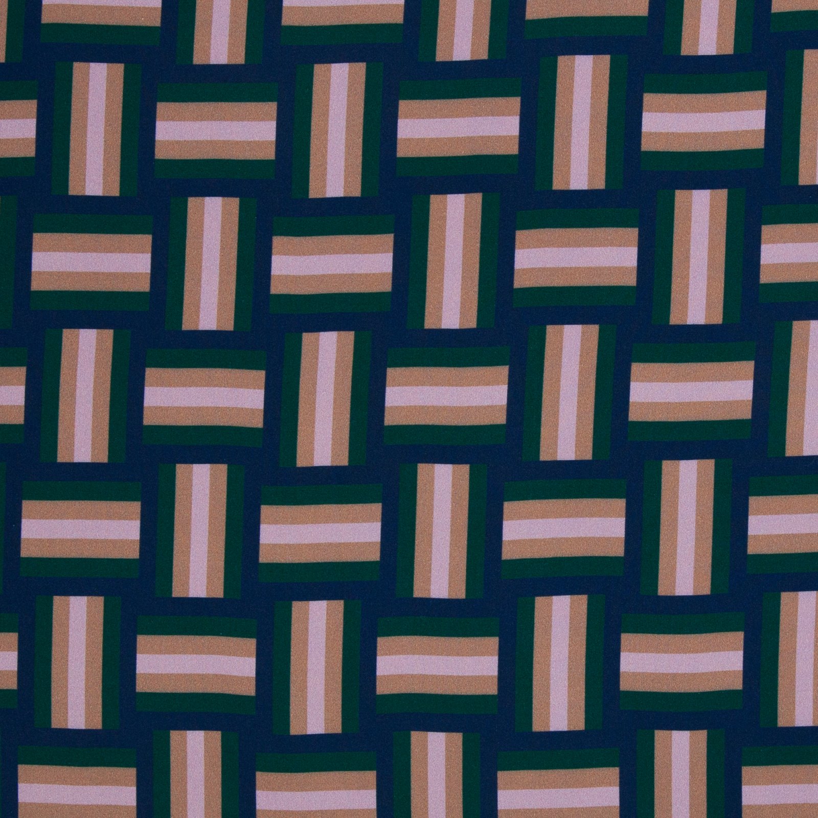 Viskose Webware „Geoluxe Braid Stripe by ki-ba-doo" – Streifen, royalblau