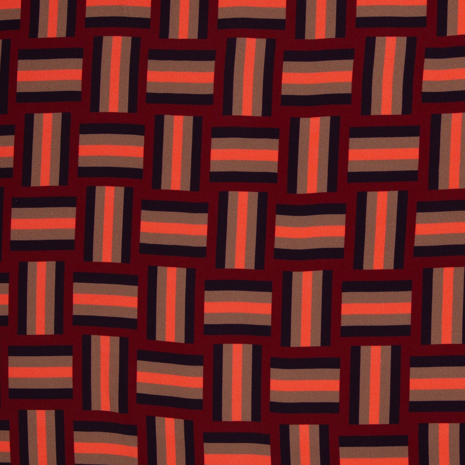 Viskose Webware „Geoluxe Braid Stripe by ki-ba-doo" – Streifen, burgundy