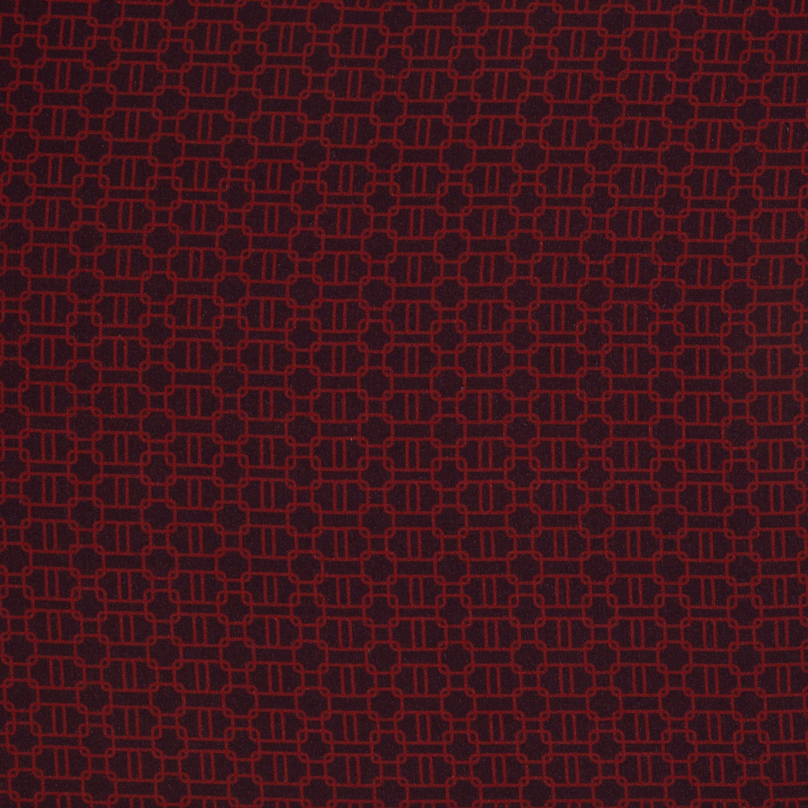 Viskose Webware „Geoluxe Chain Twist by ki-ba-doo" – Ketten, aubergine/burgundy