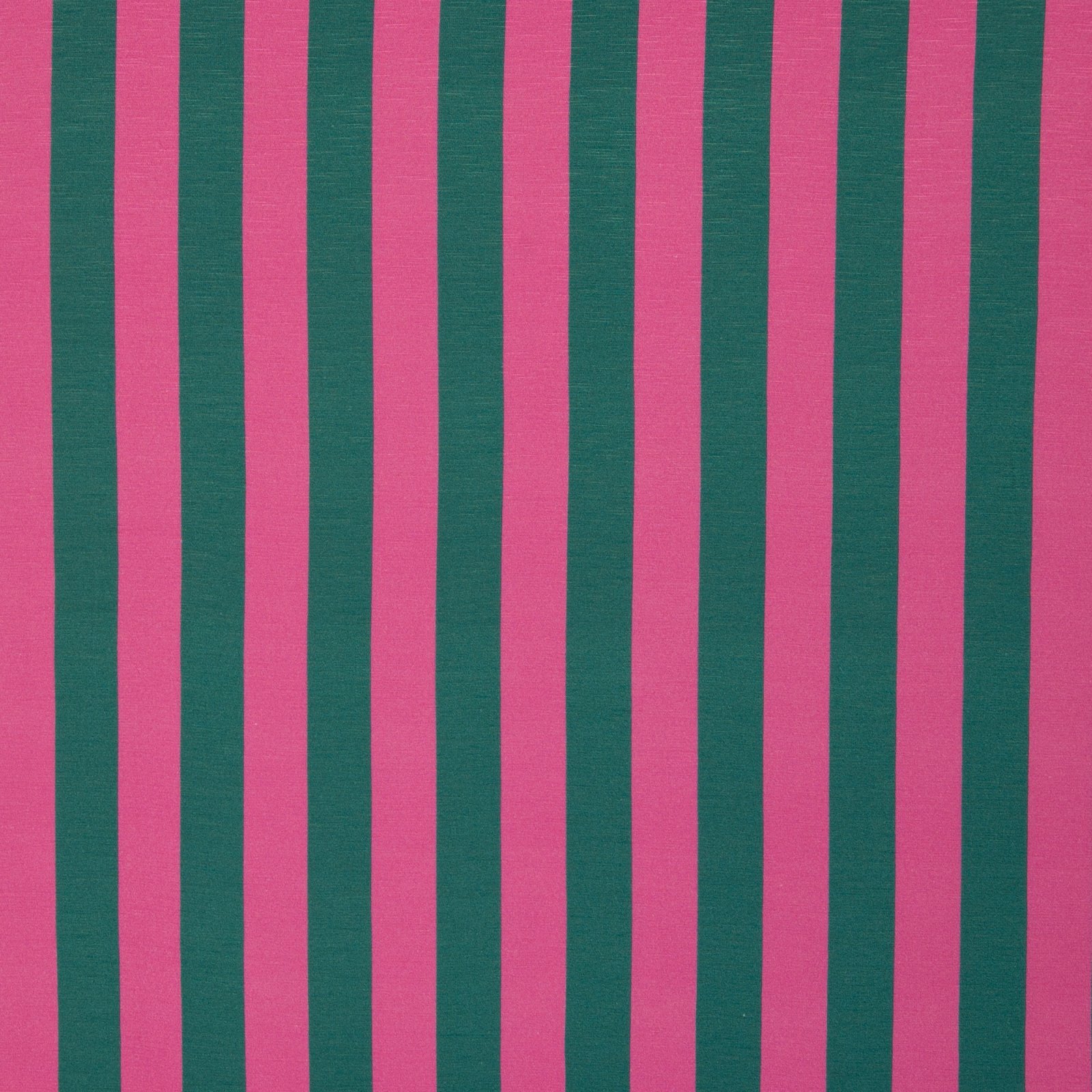 Slub-Jersey „Happy Stripes by Cherry Picking" – Längsstreifen, pink, smaragd