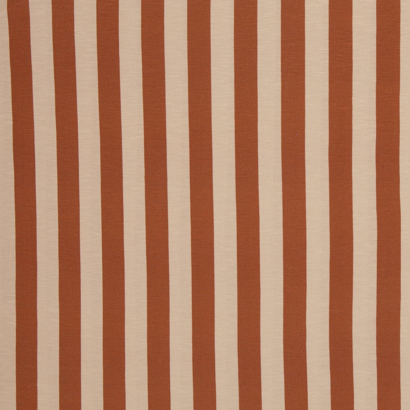 Slub-Jersey „Happy Stripes by Cherry Picking" – Längsstreifen kupfer, beige