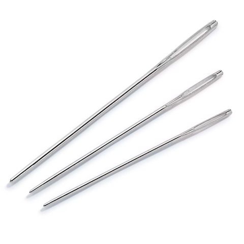 Sticknadeln ohne Sp. ST 18-22 silberfarbig