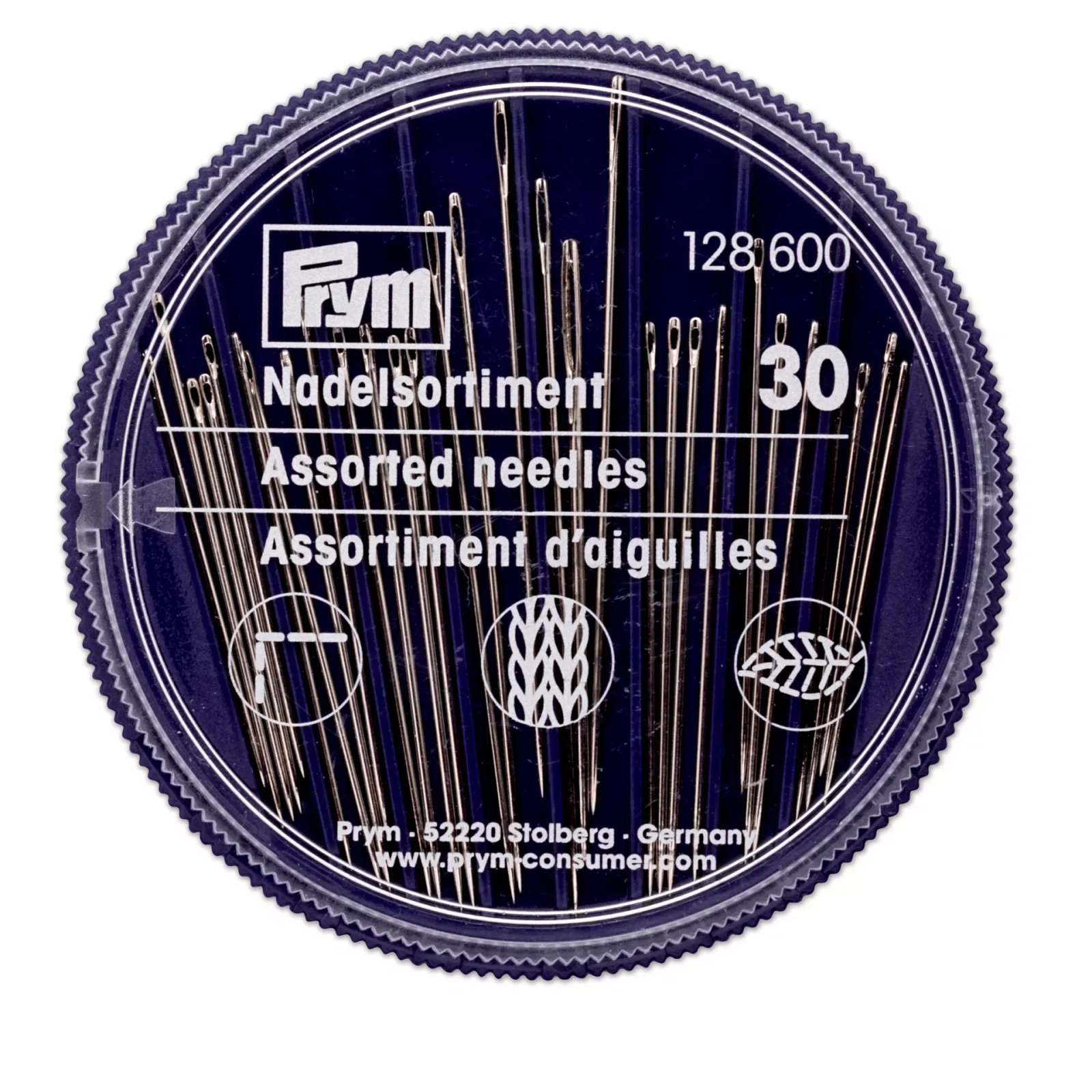 Näh/Stick/Stopfnadeln ST in Compact-Dose