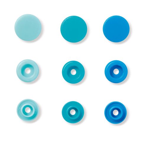 Prym Love Druckknopf Color KST 12,4 mm blau