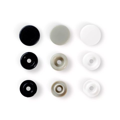 Prym Love Druckknopf Color KST 12,4 mm marine/grau/weiß