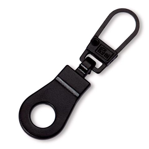 Fashion-Zipper Öse schwarz