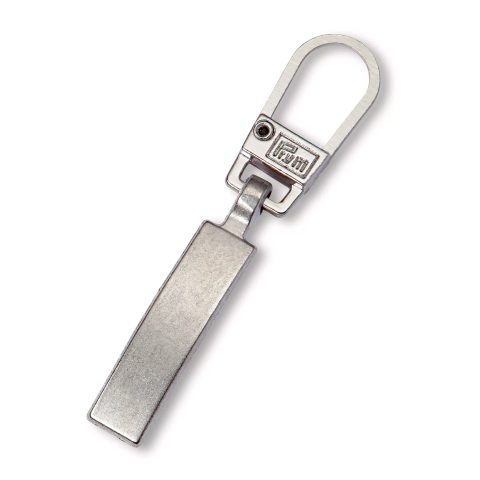 Fashion-Zipper Classic mattsilber