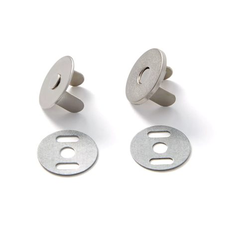 Magnet-Verschluß 19 mm silberfarbig