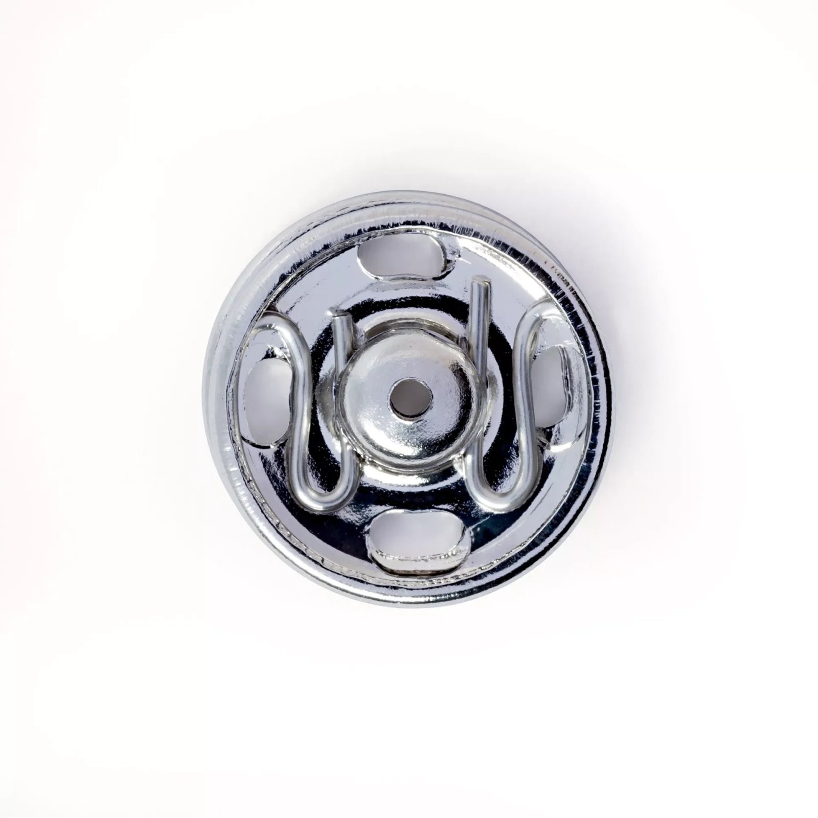 Annäh-Druckknöpfe MS 13 mm silberfarbig