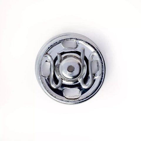 Annäh-Druckknöpfe MS 13 mm silberfarbig