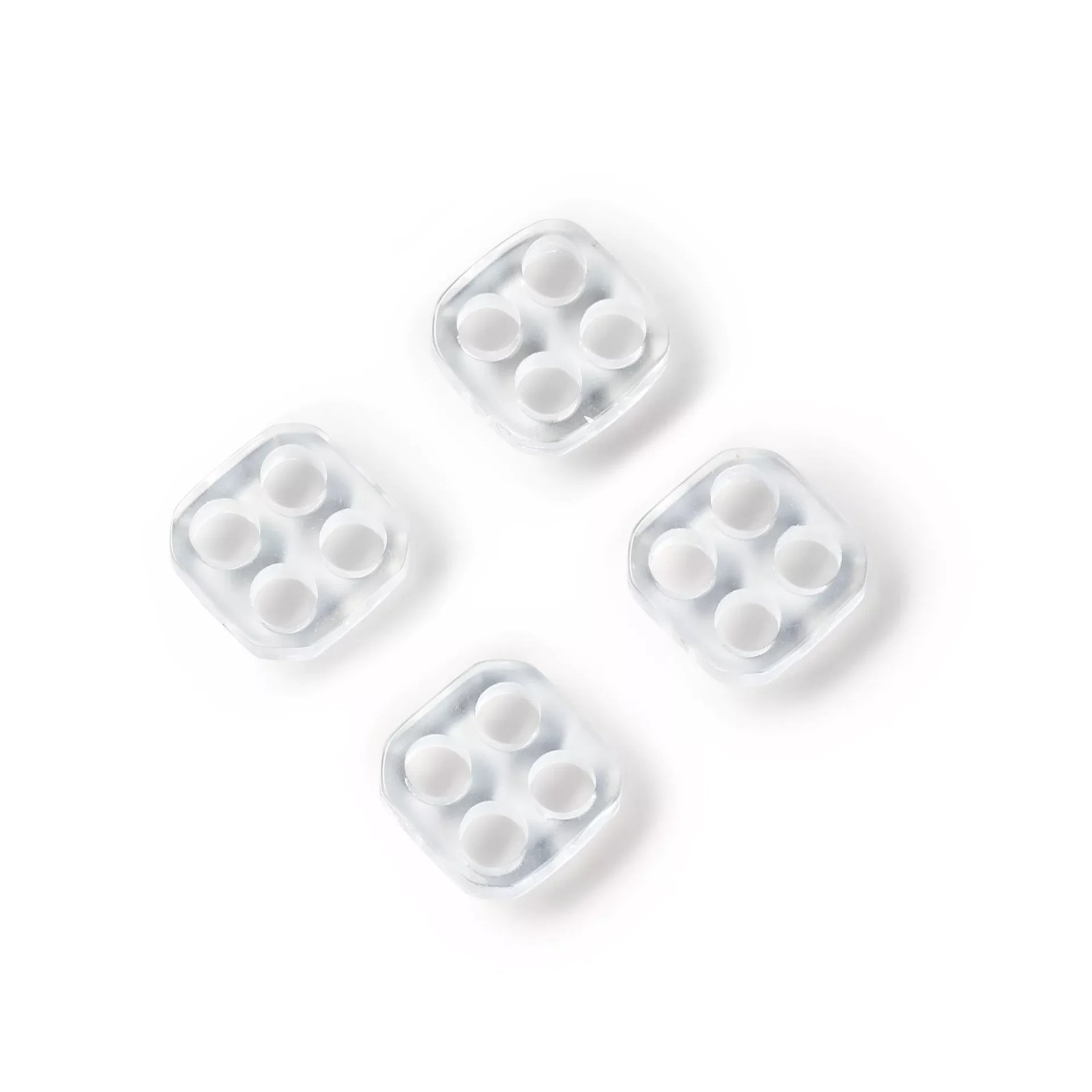 Unternähknöpfe KST 11 mm transparent