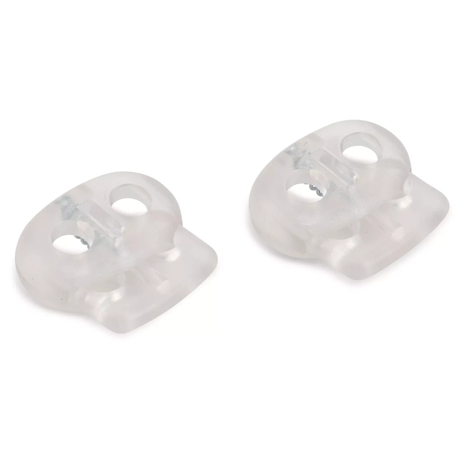 Kordelstopper KST 2-Loch transparent