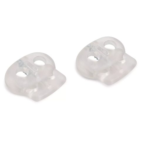 Kordelstopper KST 2-Loch transparent