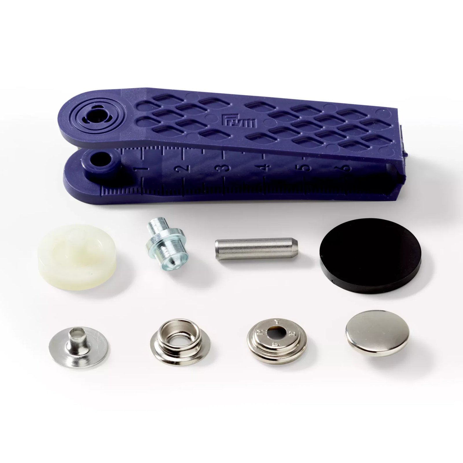 NF-Druckknopf Sport & Camping MS 15 mm silberfarbig
